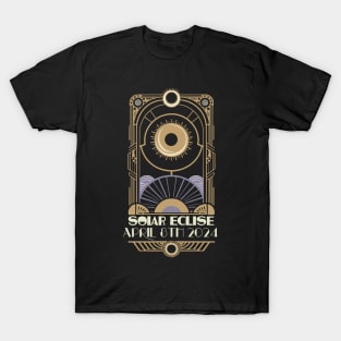 Total Solar Eclipse April 8th 2024 Lunar design T-Shirt